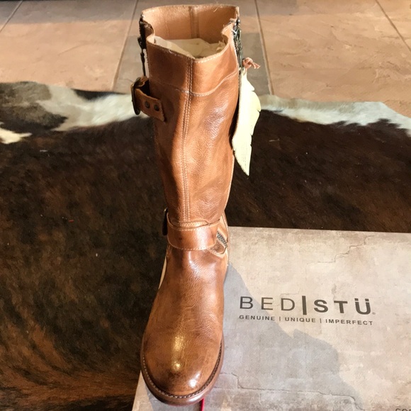 Bed Stu knee high GoGo boot in tan rustic - Picture 2 of 6